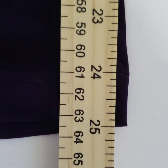 Nikki Poulos Jumpsuit Long Sleeved Pockets Belt Elastic Waist Wine Merlot Small - Picture 14 of 16